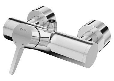 Dušo maišytuvas Schell VITUS VD-EH-M/o, montuojamas ant sienos, rankinis įjungimo/išjungimo valdymas, jungtis viršuje 